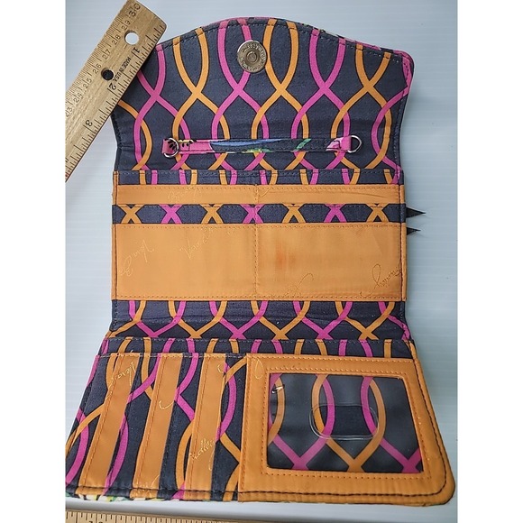 2 Vera Bradley Bags - Jazzy Blooms & Go Wild Crossbody Purse Wallets Colorful - Picture 4 of 8